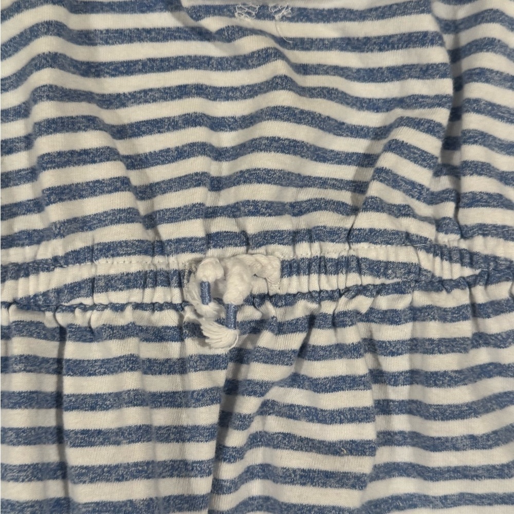 Carter’s Blue & White Striped Dress with Bloomers Nautical– Size 9 Months - Picture 4 of 9